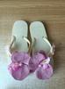 Verano Nuevas Chanclas de Flor Phalaenopsis Zapatos de Playa para la Orilla del Mar Pantuflas Casuales de Vacaciones para Niña Pantuflas Planas