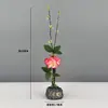 Decoración de Plato de Sashimi, Guarnición de Plato Frío para Catering de Hotel, Decoraciones de Flores y Hierbas de Plástico para Platos, Adornos Pequeños, Flor de Ciruelo de Invierno