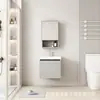 Gabinete de baño pequeño montado en la pared color crema panal de aluminio fabricantes de lavabos de Guangdong lavabo integrado cerámico