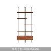 Estantería de Madera Maciza de Múltiples Niveles para Sala de Estar Minimalista Moderna con Columna de Diseño Estilo Vintage Estantería de Exhibición de Piso a Techo