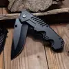 Cuchillo Plegable de Acero Inoxidable al por Mayor del Fabricante, Afilado y de Alta Dureza, Defensa Personal para Exteriores, Plegable