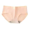 Ropa interior femenina de comercio electrónico transfronterizo del sudeste asiático, estilo coreano para estudiantes, color liso, transpirable, de cintura media, bragas sexys y lindas.