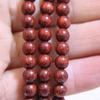 Zambia Sándalo Rojo Africano Sándalo Rojo Artificial Venus Pulsera de 108 Cuentas Pulsera para Hombres y Mujeres DIY
