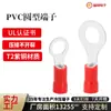 Atacado Em Estoque Série PVC Terminais de Cobre Prensados a Frio, Terminais de Tubo de Cobre, Terminais Redondos para Fiação de Nova Energia