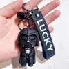 Chaveiro Star Wars Samurai Negro Chaveiro Yoda PVC Casal Bolsa Exquisito Pingente Chaveiro de Carro