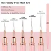 Paquete de 5 Herramientas de Bolígrafo para Uñas Transfronterizo Traje para Salón de Uñas Profesional Bolígrafo de Extracción Ultra Fino Bolígrafo de Uñas con Aguja Ultra Fina