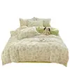 Conjunto de Roupa de Cama de Algodão Integral de Quatro Peças, Algodão Puro Novo Estilo 2026, Roupa de Cama Fresca e Simples, Lençol, Capa de Edredom, Conjunto de Três Peças, Adequado para Todas as Estações