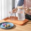 Platos de Cena de Plástico, Platos de Fruta, Platos de Estilo Japonés, Bandejas Redondas y Cuadradas para Fruta y Dumplings para el Hogar, Juegos de Vajilla, Regalos de Empresa