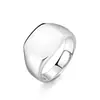 Yuhong 2024 Nuevo Anillo Retro Desgastado para Hombre Personalidad de Moda Europeo y Americano de Gama Alta Anillo Abierto para Dedo Índice Cola