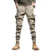 Overol de estilo militar retro americano pesado europeo y americano con múltiples bolsillos para hombre marca de moda pantalones de punta pantalones transfronterizos en stock