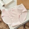 Ropa Interior de Algodón Puro para Mujer, Antibacteriana, Entrepierna Extendida, Ropa Interior de Chica Dulce, Ropa Interior de Algodón para Bebé para Mujer, Calzones de Verano para Mujer