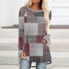 Saia 2024 Feminina Primavera Nova tamanho plus size manga longa gola redonda saia cintura alta estilo coreano emagrecedora saia de temperamento