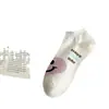 Calcetines de mujer primavera y verano frescos y encantadores con cara sonriente calcetines cortos de algodón peinado estilo universitario para mujer lindos calcetines de mujer Algodón