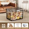 Caixa de Armazenamento Transparente com Grande Capacidade, Extra Grande para Uso Doméstico, Espessada para Roupas, Colchas e Organização de Armazenamento de Tamanho Grande