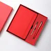 Caja de Regalo con Cuaderno de Espiral para Reuniones de Oficina de Negocios, Bloc de Notas A5 con Logo Personalizable, Recuerdo de Evento