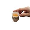 Taza de té pequeña de porcelana blanca pintada a mano con bambú, taza para invitados, juego de té Kung Fu, taza para degustación de té, taza de té personal doméstica de cerámica individual estilo chino