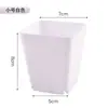 Macetas de Plástico Grueso de Colores para Suculentas, Macetas Pequeñas para Suculentas, Macetas Cuadradas Pequeñas, Bandejas, Macetas Cuadradas de Colores, Macetas Cuadradas Negras Grandes y Pequeñas