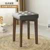 Bancos de Comedor de Madera Maciza para Uso en el Hogar, Bancos de Comedor Modernos y Sencillos para la Sala de Estar, Bancos Apilables con Funda Suave, Bancos de Repuesto, Sillas de Madera para Mesa de Comedor