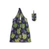 Bolsa de compras plegable en stock creativa bolsa de compras portátil transfronteriza poliéster 190T bolsa de compras de supermercado con estampado al por mayor