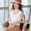 Colete Interno para Terno Feminino Estilo Novo Verão 2026, Camisa Base de Designer, Top Elegante Slim-Fit, Camisola Formal