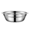 Bacia de Aço Inoxidável 316 Atacado, Bacia Pequena Espessada para Cantina, Bacia Doméstica, Bacia Grande Comercial para Lavagem de Vegetais, Bacia de Aço Inoxidável para Sopa