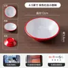 Vajilla de Dos Colores Rojo y Blanco Tienda de Hot Pot Plato para Salsas Imitación de Porcelana Amino Plato para Hot Pot Plato para Carne Asada Platos Fríos Comercial