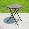 Mesa Pequena e Cadeiras para Varanda Conjunto de Chá Lazer Conjunto de Mesa e Cadeiras para Exterior Loja de Chá com Leite Mesa Externa de Vidro Temperado com Efeito Ondulado