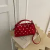 Bolso de Mano de Lunares Nuevo Otoño 2026, Bolso Almohada, Moda de Nicho Versátil para el Trabajo, Bolso de Hombro Cruzado para Mujer