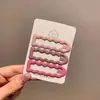 Grampo de Cabelo Onda Quadrada Dopamina Feminino Novo Estilo 2024 Grampo BB para Cabelo Quebrado Grampo para Franja Dianteira Grampo para Cabeça