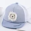 Sombrero infantil león sombrero de sol para bebé primavera y otoño delgado gorro para bebé varón verano lindo gorro para bebé súper lindo