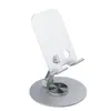 Soporte de Escritorio Móvil Giratorio Todo Metal Plegable Portátil Soporte para Tabletas Logo Personalizado Grabado Pequeño Regalo