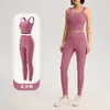 Traje deportivo de verano para mujer, pantalones de yoga de cintura alta, conjunto de running y fitness, traje de yoga moldeador para Pilates para mujer
