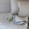 Funda de Cama de Algodón Puro 'Big Goose' Juego de Tres Piezas Funda de Cama de Algodón Puro Doble Cara Sábana Acolchada Funda de Cama de Algodón Puro con Estampado Floral Juego de Tres Piezas