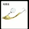 Xuanyue vib Señuelo de pesca con lentejuela giratoria de hierro para lance largo cebo de imitación metal vibratorio VIB completo capa de natación matanza de lubina