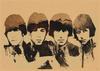 The Beatles Beatles Banda de Rock Póster de Papel Kraft Vintage Pintura Mural Decorativa para Bar Cafe 414