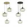 Lustre de restaurante 6 novas lâmpadas de luxo minimalista estilo italiano para mesa de ilha e mesa de jantar, luminárias Zhongshan, aço carbono