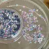Coreia do Sul Estilo INS gradiente de cor de óleo três dimensões estrelas lantejoulas joias de unha DIY 3mm sem poros acessórios de unha estrela