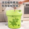 Bolsas de Basura Repelentes de Mosquitos y Eliminadoras de Olores para Uso Doméstico, Engrosadas, 100 Piezas, con Asas de Cierre, Adecuadas para Sala de Estar y Cocina, a Prueba de Mosquitos, Cierre Automático