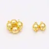 Hebilla Magnética Esférica Fuerte de Color Conservante Rellenada de Oro de 14K Hebilla Magnética Redonda Accesorios de Hebilla de Conexión de Acabado para Pulsera Collar DIY