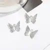Acessórios para Joias DIY Ferro Borboleta Pequena Peça Pendente Liga de Imitação Estilo Antigo Grampo de Cabelo Dinastia Han Feito à Mão Material 14*11mm