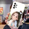 Adecuado para funda de teléfono S25ULTRA TPU suave A54 A17 chica de té con leche S26PLUS linda A90 cubierta protectora A07