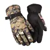 Luvas Quentes de Algodão para Homens e Mulheres, Adequadas para Esqui de Inverno, Ciclismo, Uso em Bicicleta Elétrica, à Prova de Vento, Forradas com Lã, Espessadas, Impermeáveis e Resistentes ao Frio para Motocicletas