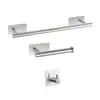 Colgante de acero inoxidable para baño transfronterizo, juego de toallero, juego de herrajes para baño, juego de barra de toalla para baño, juego completo