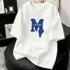 Excedente de Pedidos Internacionais~ Etiqueta Cortada Desenho Camiseta Lisa Manga Curta 100% Unissex Estilo Coreano Solta Base Branca Camisa Tendência