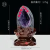 Geoda de Cristal de Amatista Natural de Brasil y Uruguay, un Adorno de Cristal de Alta Gama para el Hogar y la Oficina