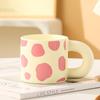 Taza de Agua Linda Pantera Rosa Animal de Dibujos Animados Taza Rayada Zebra Personalizada Taza de Café Jirafa Taza de Cerámica