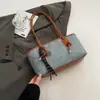 Bolso Moderno para Viajes Diarios Mujer 2024 Nuevo Moda Retro Bolso de Hombro Textura Casual Versátil Bolso Tote