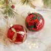 Bola de Cristal Colorida de 8CM con Purpurina, Bola Colgante para Decoración de Árbol de Navidad, Adorno de Bola Hueca, Decoración Festiva