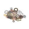 Accesorios de joyería para bricolaje, modelado de engranajes mecánicos retro, accesorios de aleación, molde de pegamento de gota de cristal, material de relleno
