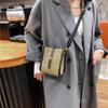 Mini bolsa pequena bolsa feminina Novo 2020 outono e inverno Coreia do Sul saco de lona simples moda bolsa de telefone móvel de pequena capacidade